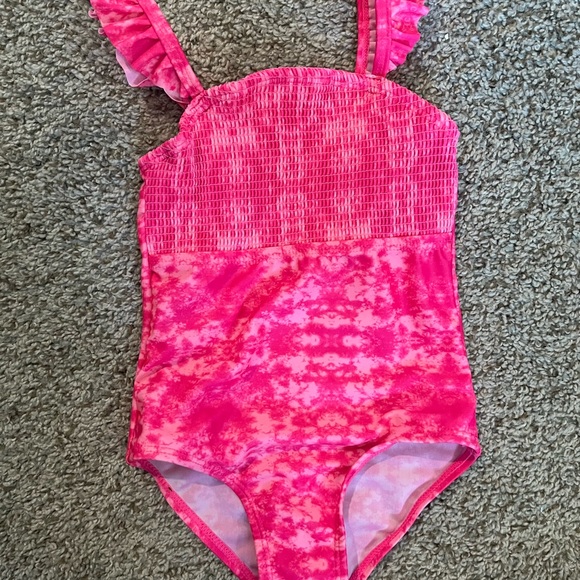 Pink Kids Swim One Piece - Picture 1 of 4